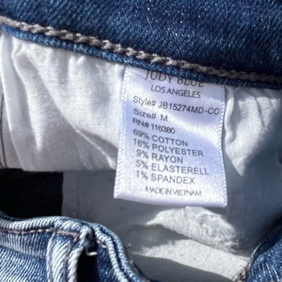 Judy Blue Light Blue Jean Shorts - Picture 12 of 13